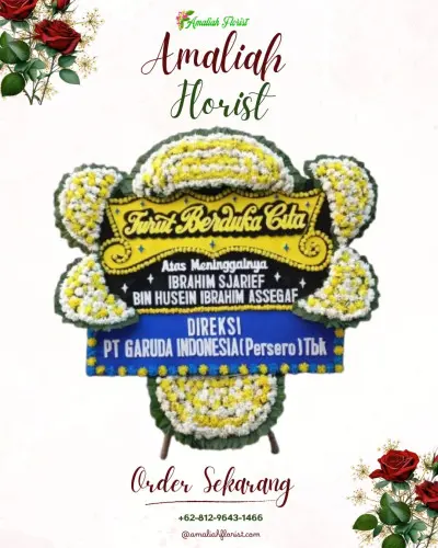 Papan Bunga Duka di Abadi Jaya