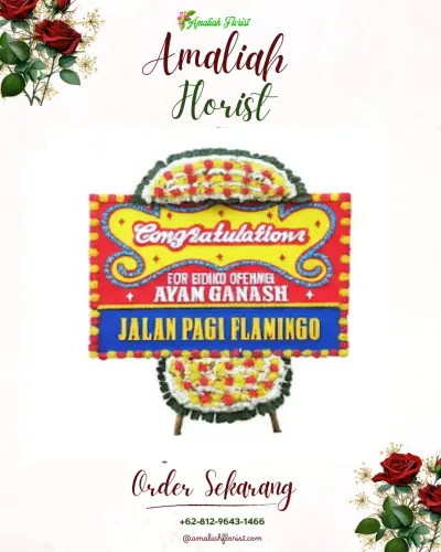 Bunga Papan Congratulation di Abadi Jaya